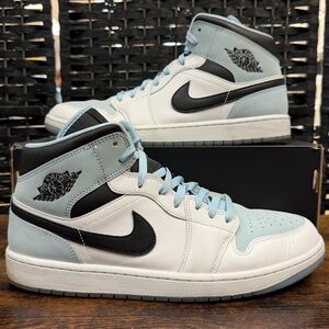 Air Jordan 1 Mid SE 'White Ice Blue'